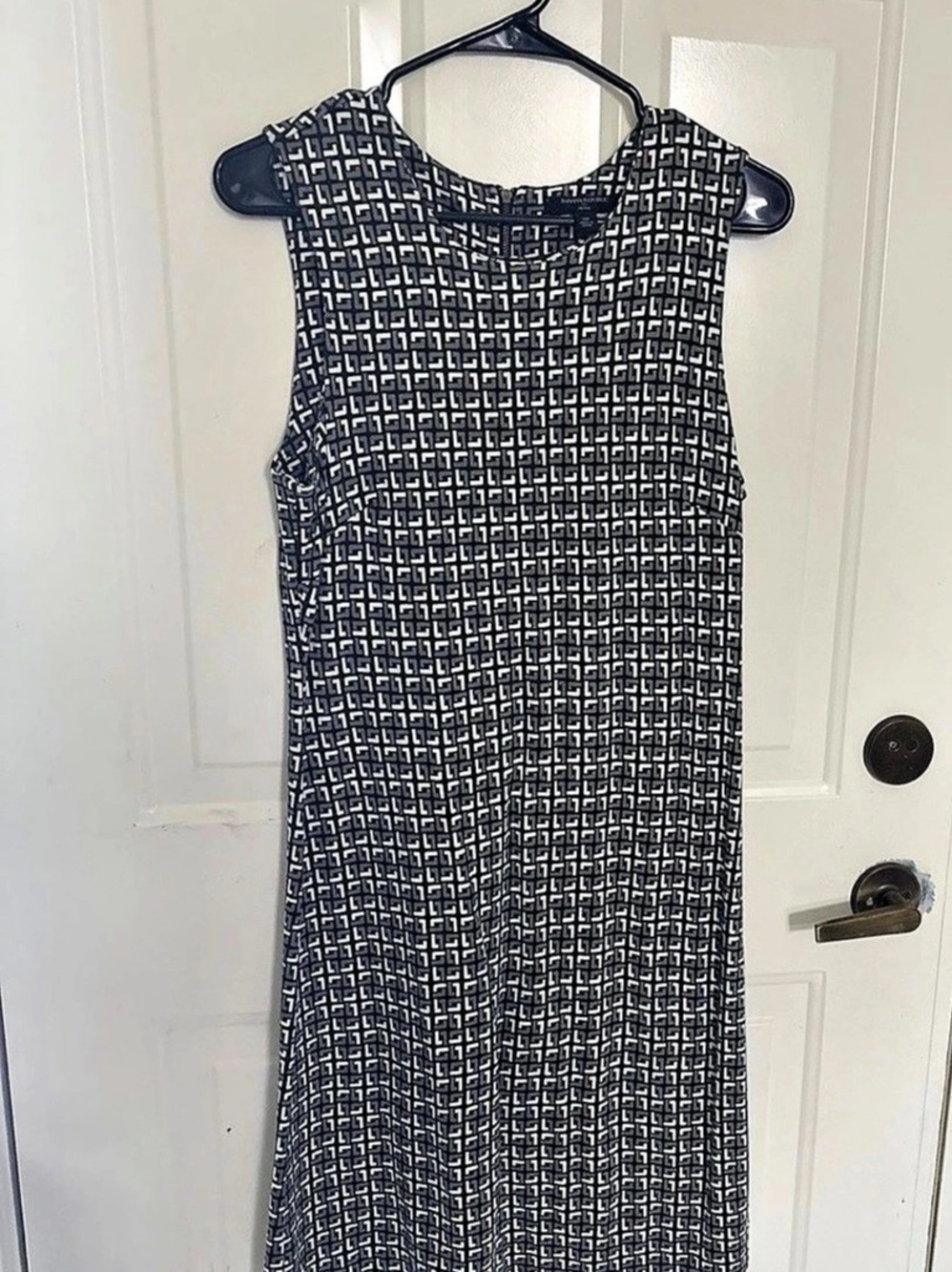 Banana Republic Petite Geometric Dress Size 12P Mod